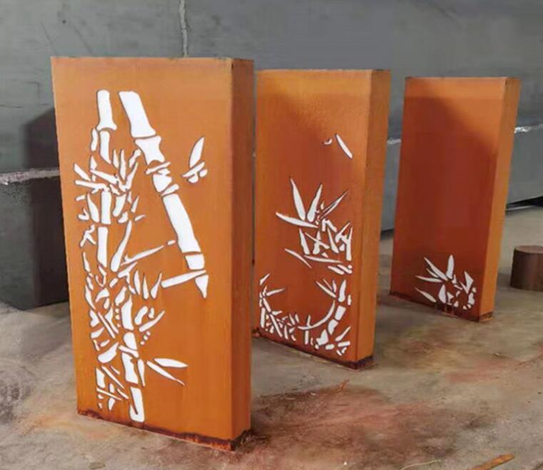 栾城锈钢板灯箱
