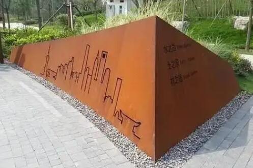 栾城耐候钢挡土墙